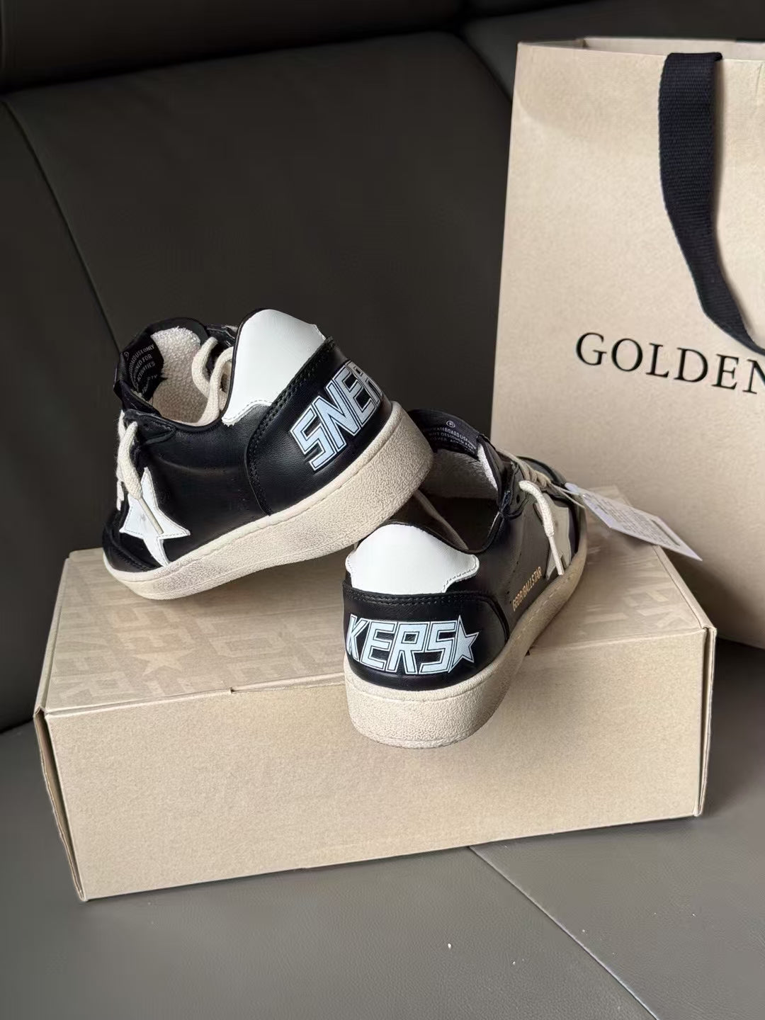 Golden Goose Vintage Distressed Sneakers #272