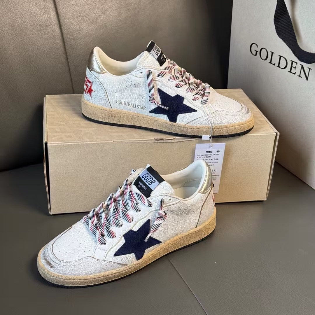 Golden Goose Vintage Distressed Sneakers #291