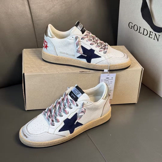 Golden Goose Vintage Distressed Sneakers #291