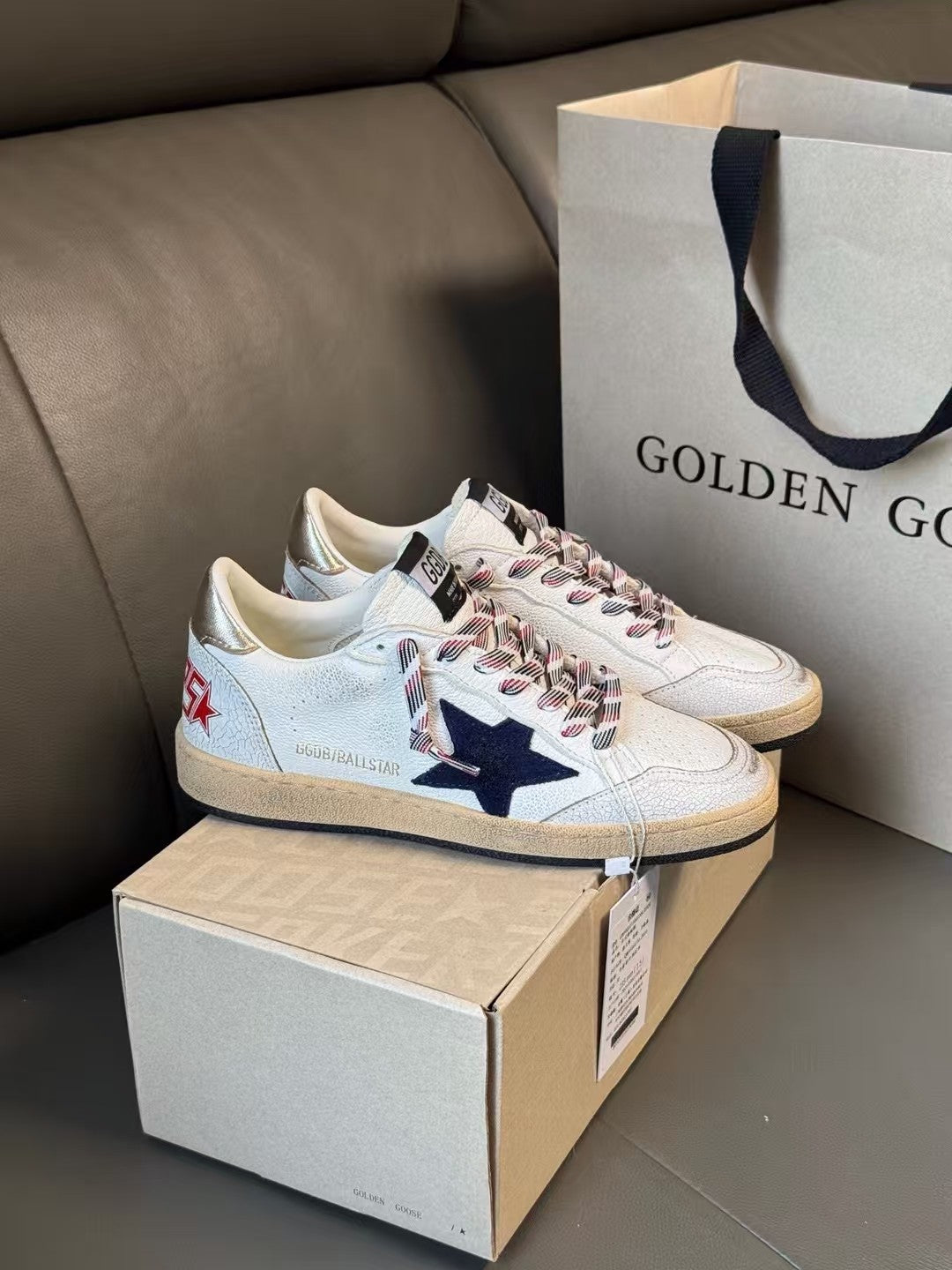 Golden Goose Vintage Distressed Sneakers #291