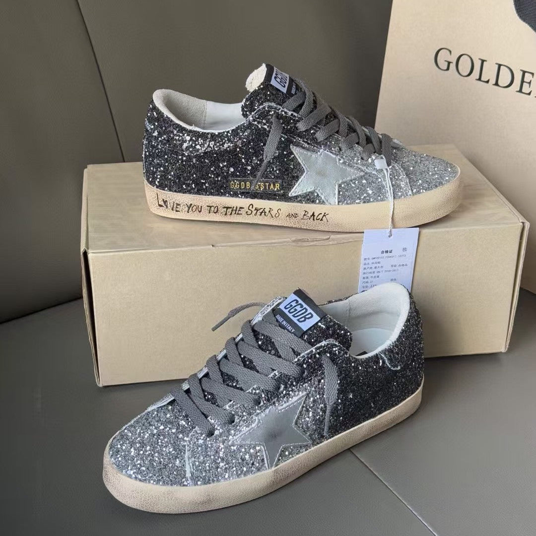 Golden Goose Vintage Distressed Sneakers #101