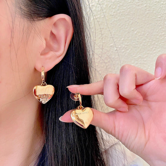 PRADA Heart Earrings