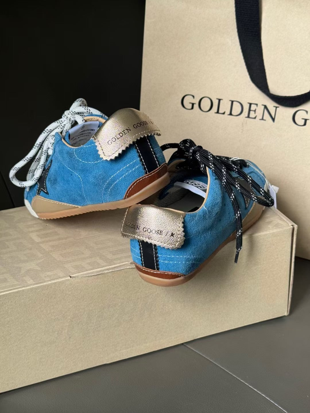 Golden Goose Vintage Distressed Sneakers #066