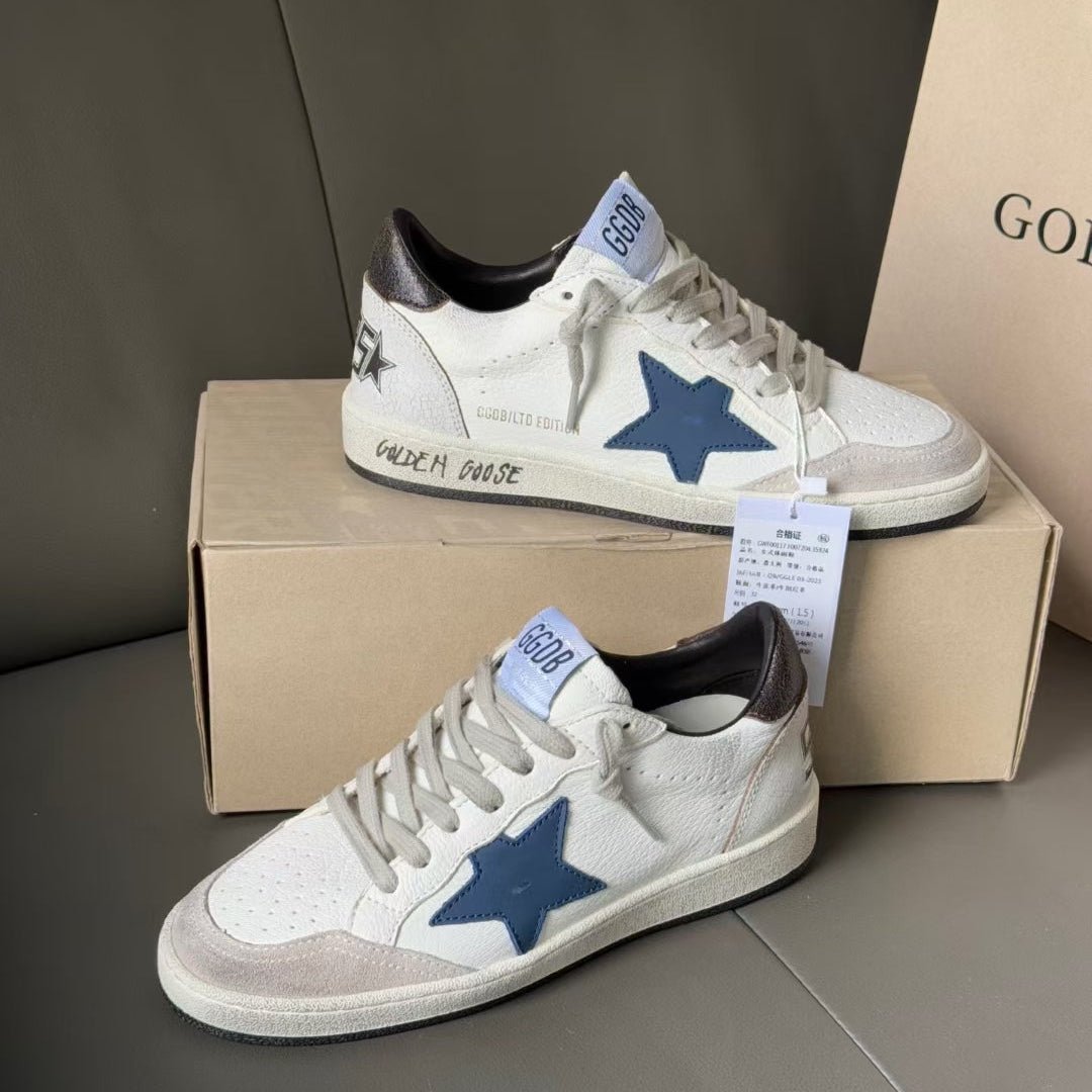 Golden Goose Vintage Distressed Sneakers #237