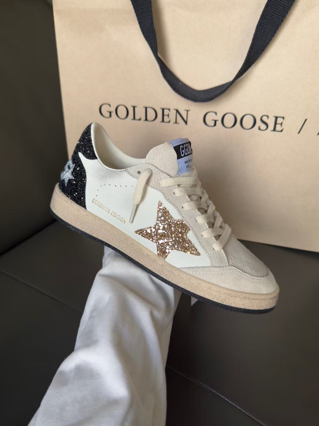 Golden Goose Vintage Distressed Sneakers #214