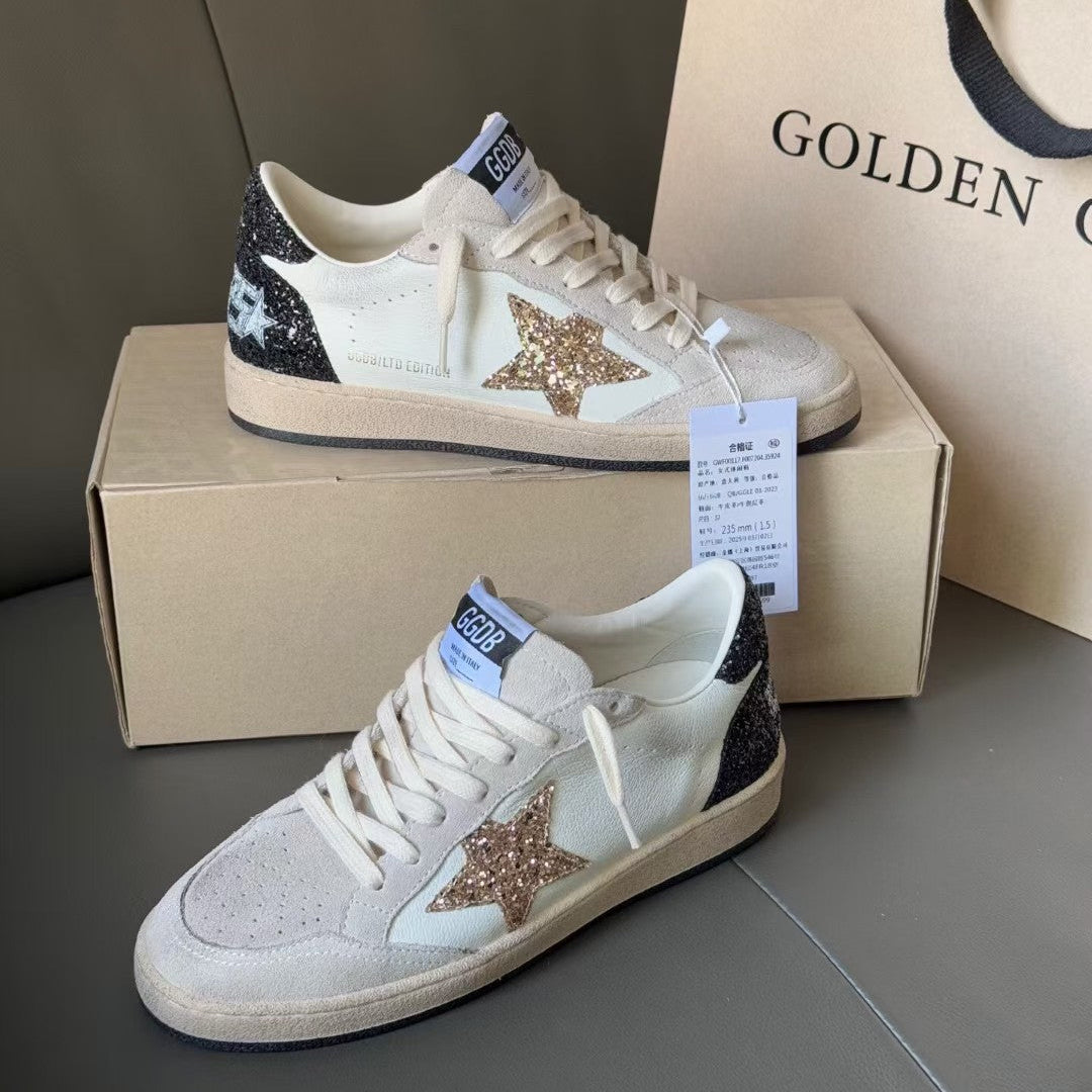 Golden Goose Vintage Distressed Sneakers #214