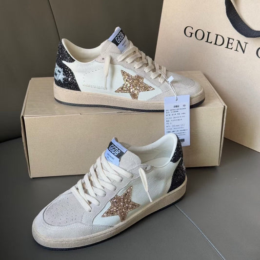 Golden Goose Vintage Distressed Sneakers #214