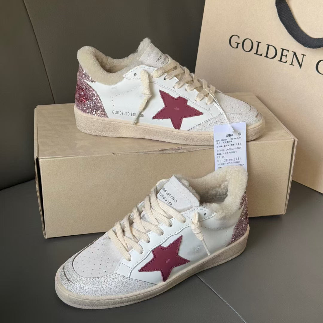 Golden Goose Vintage Distressed Sneakers #014