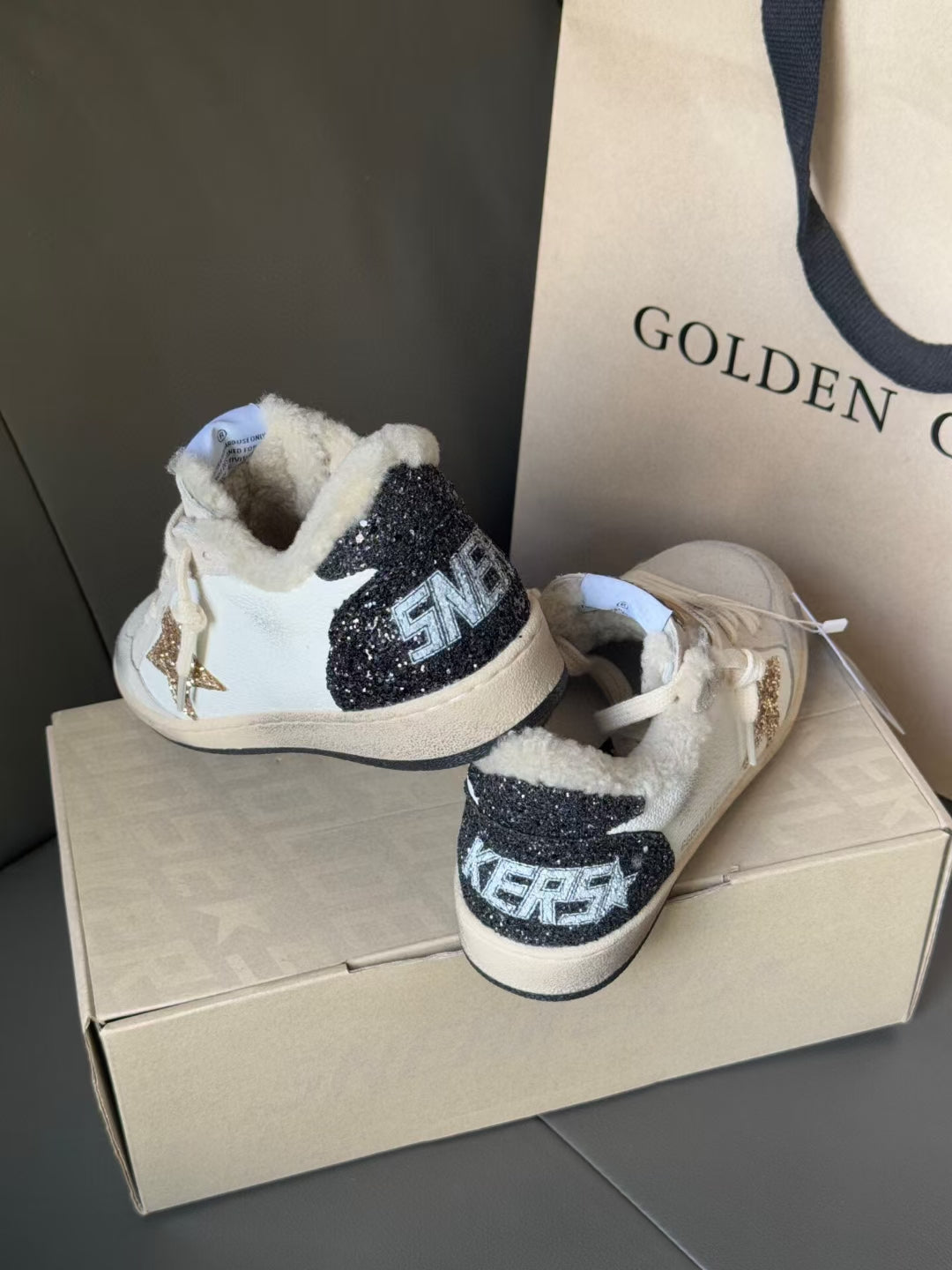 Golden Goose Vintage Distressed Sneakers #250