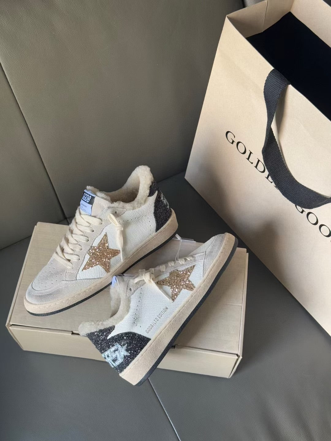 Golden Goose Vintage Distressed Sneakers #250