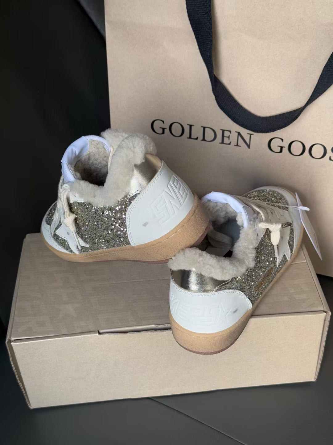 Golden Goose Vintage Distressed Sneakers #108