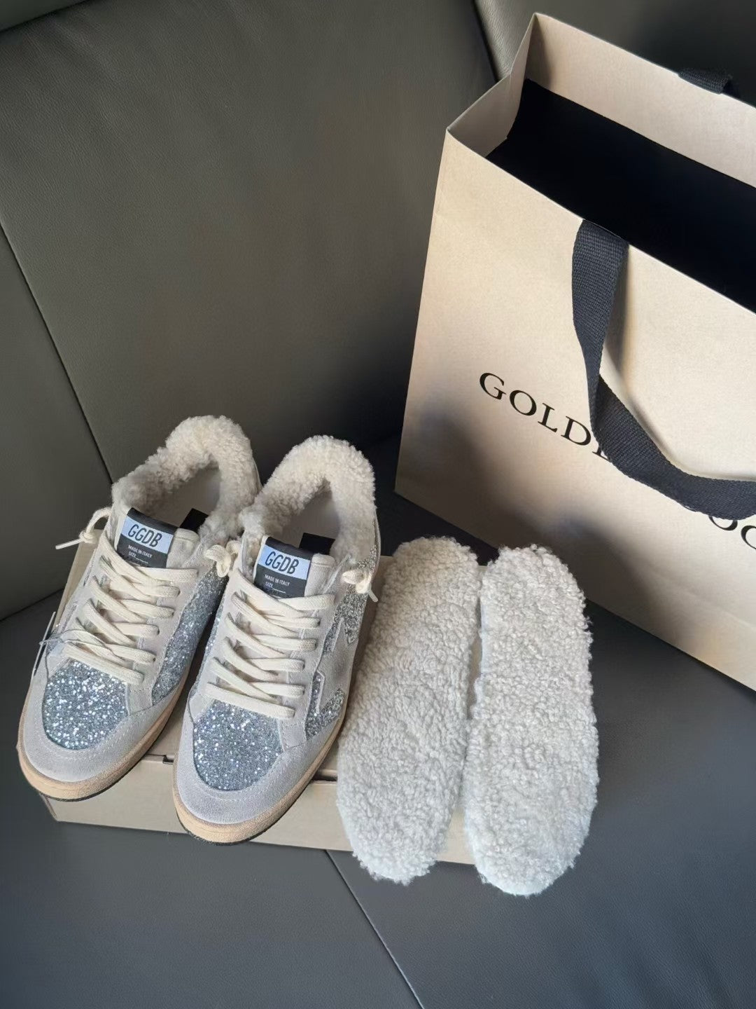 Golden Goose Vintage Distressed Sneakers #109