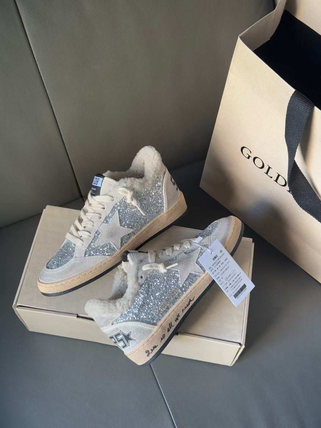 Golden Goose Vintage Distressed Sneakers #109