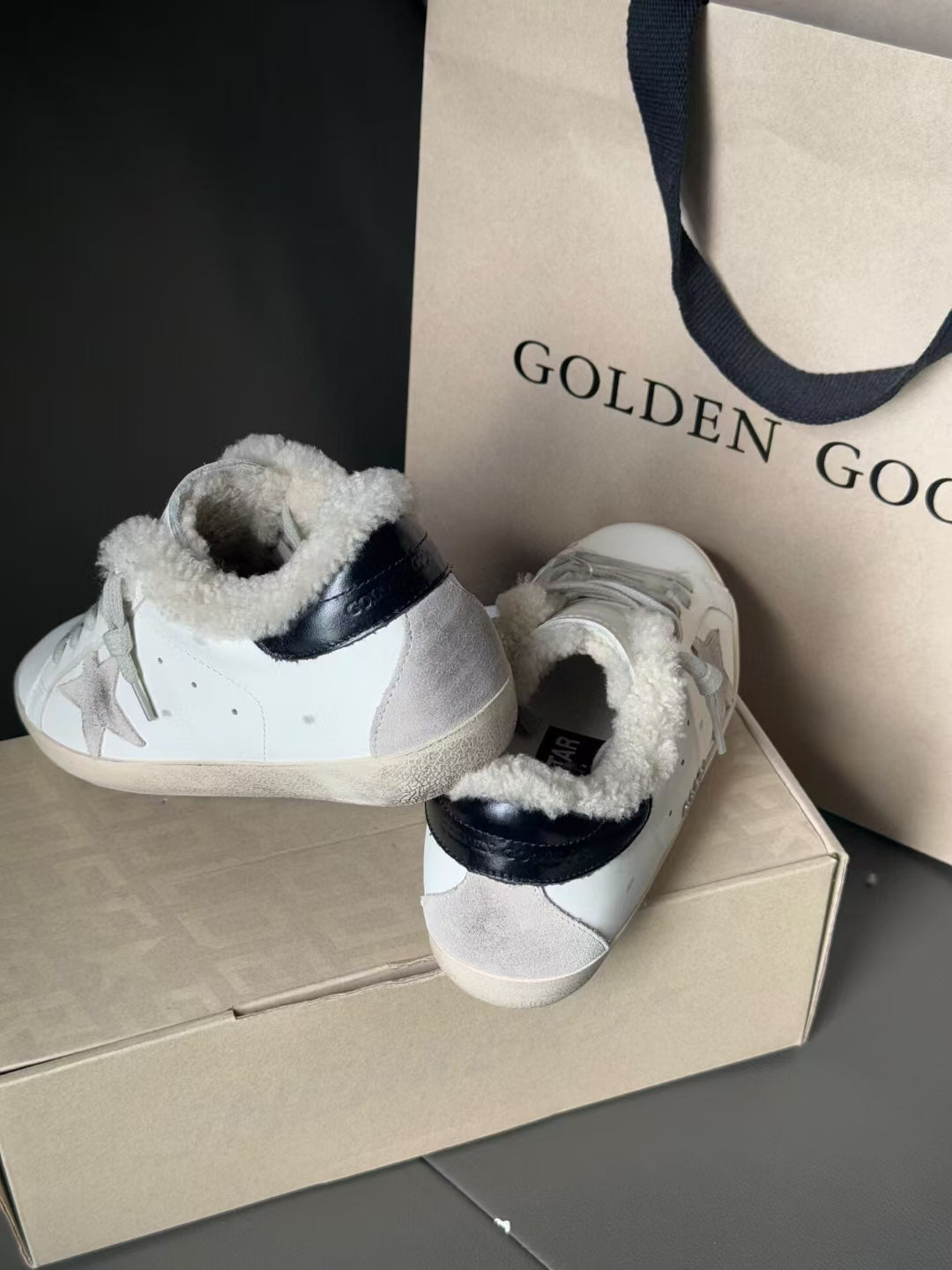 Golden Goose Vintage Distressed Sneakers #005