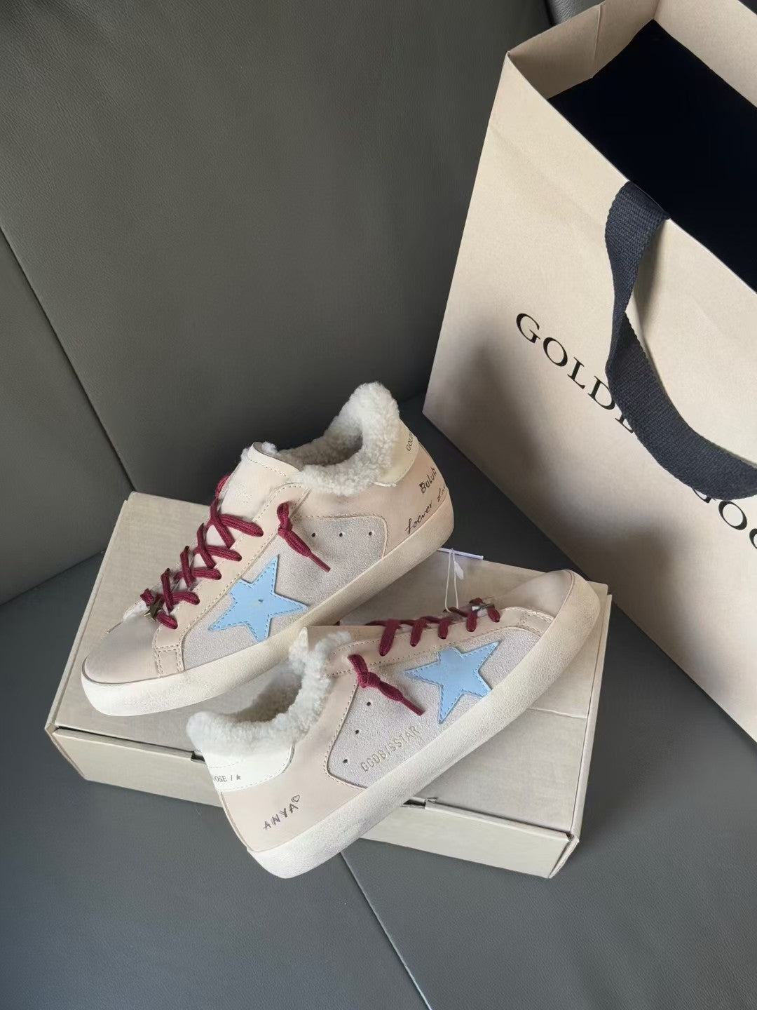 Golden Goose Vintage Distressed Sneakers #009