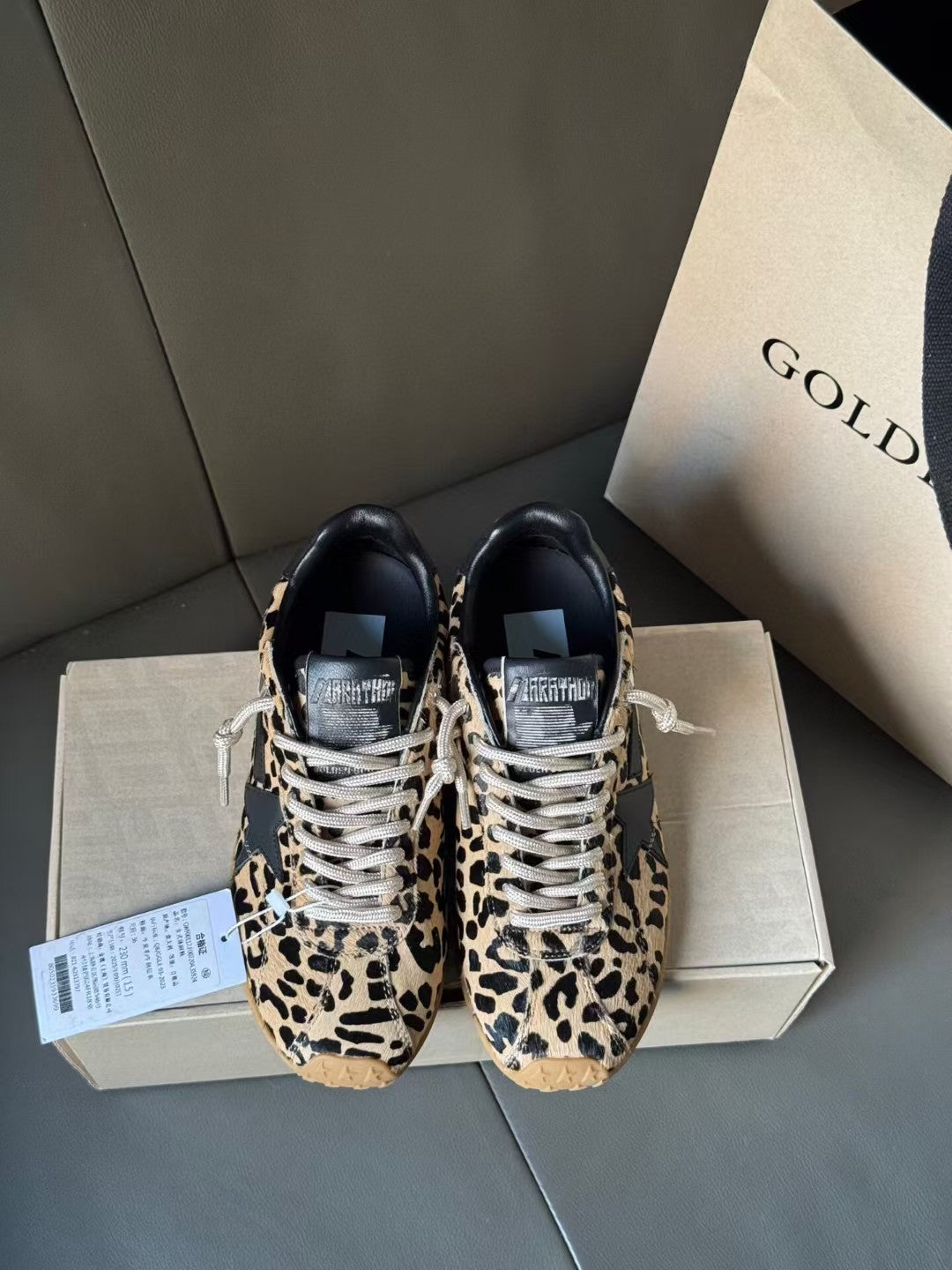 Golden Goose Vintage Distressed Sneakers #234