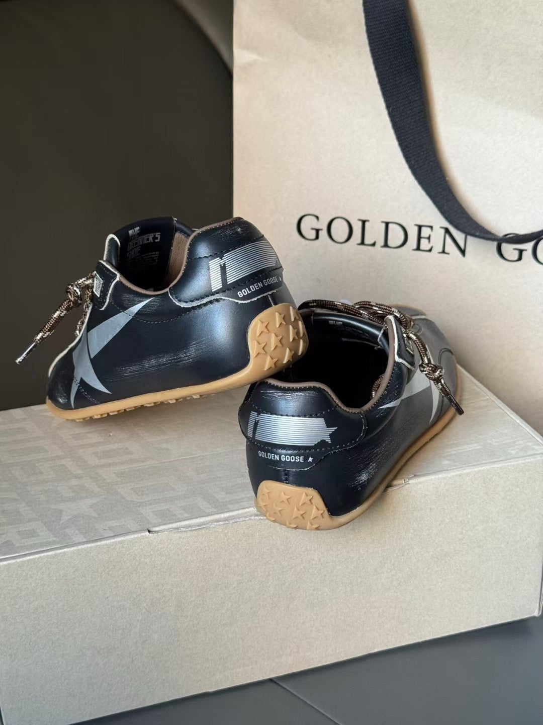 Golden Goose Vintage Distressed Sneakers #068