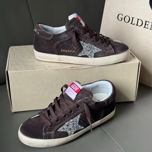 Golden Goose Vintage Distressed Sneakers #275