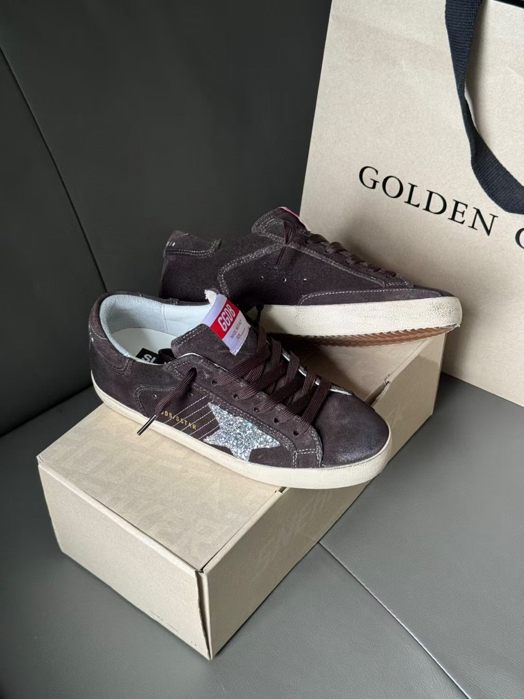 Golden Goose Vintage Distressed Sneakers #275