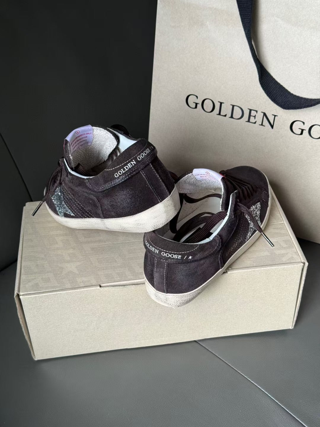 Golden Goose Vintage Distressed Sneakers #275