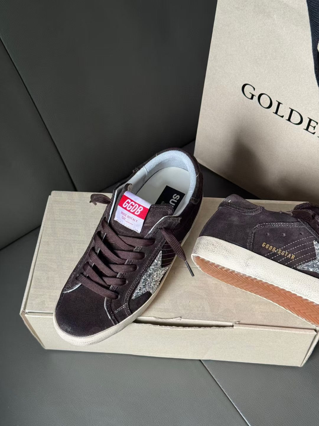 Golden Goose Vintage Distressed Sneakers #275