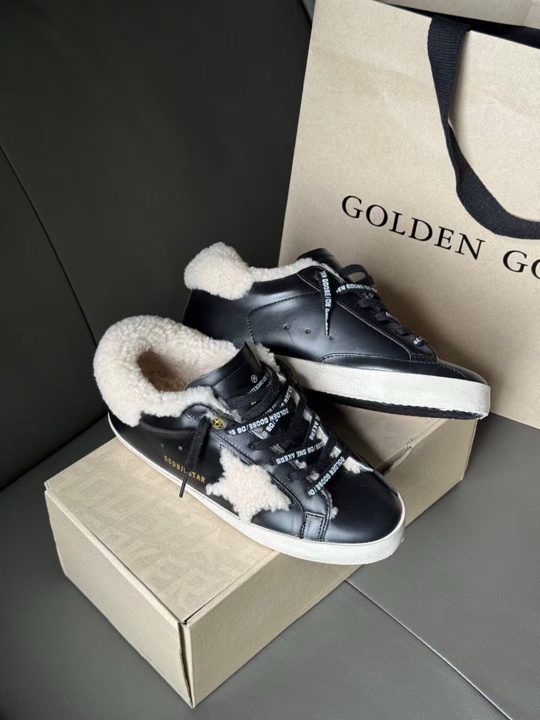 Golden Goose Vintage Distressed Sneakers #012