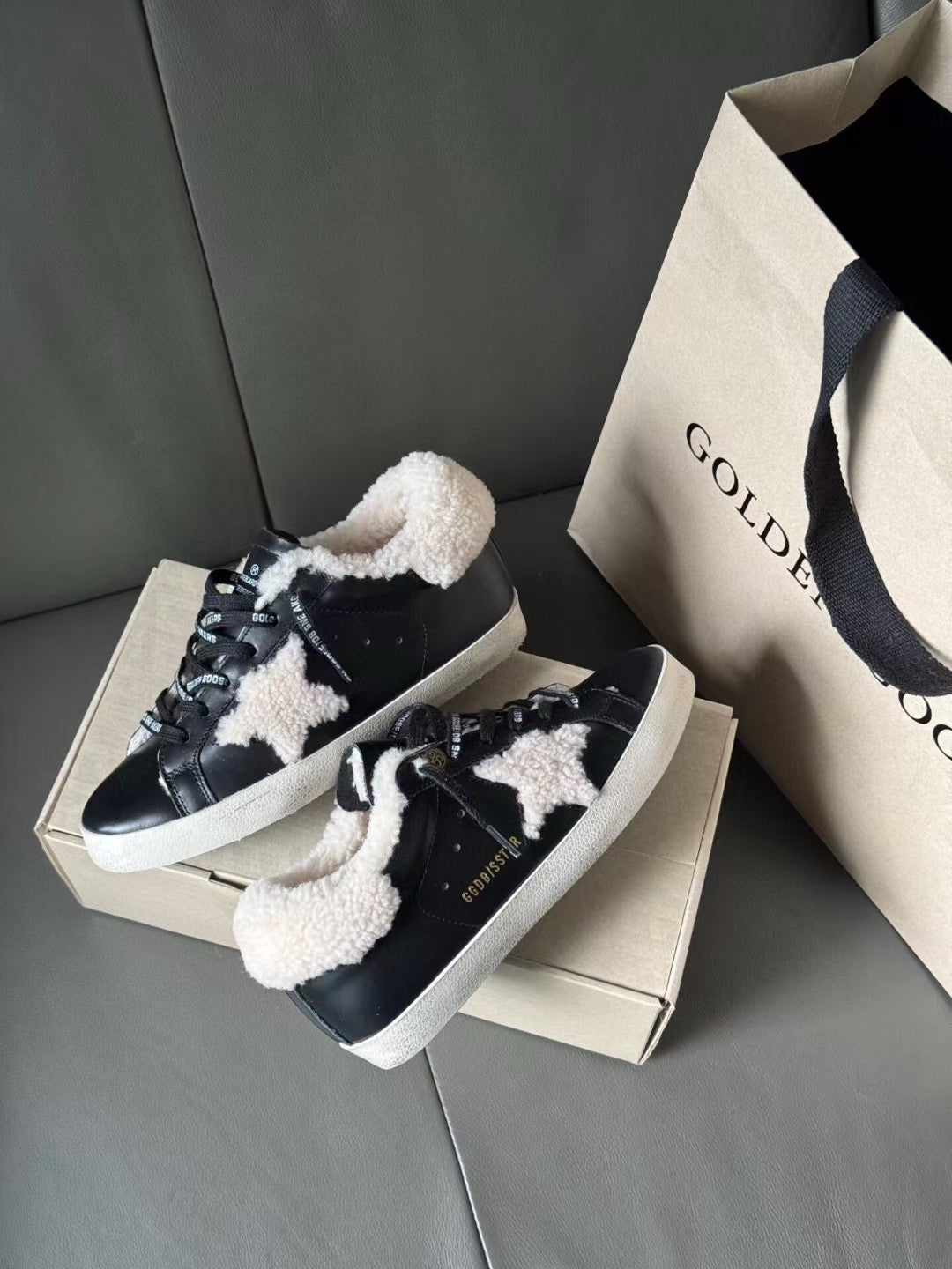 Golden Goose Vintage Distressed Sneakers #012