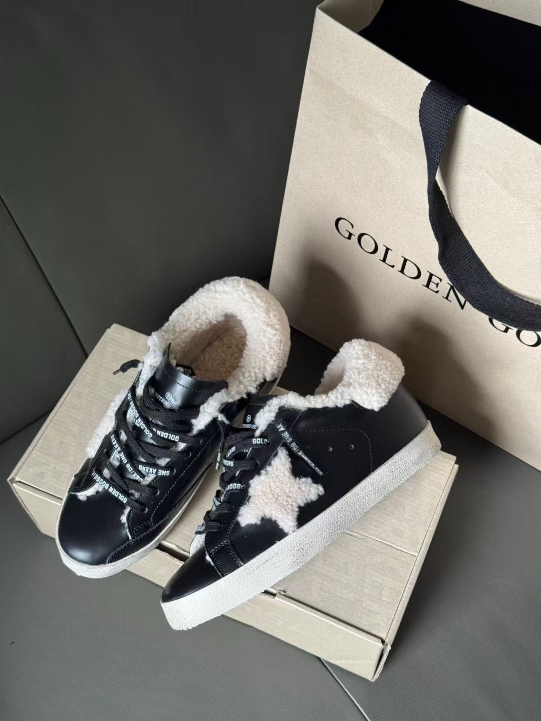 Golden Goose Vintage Distressed Sneakers #012