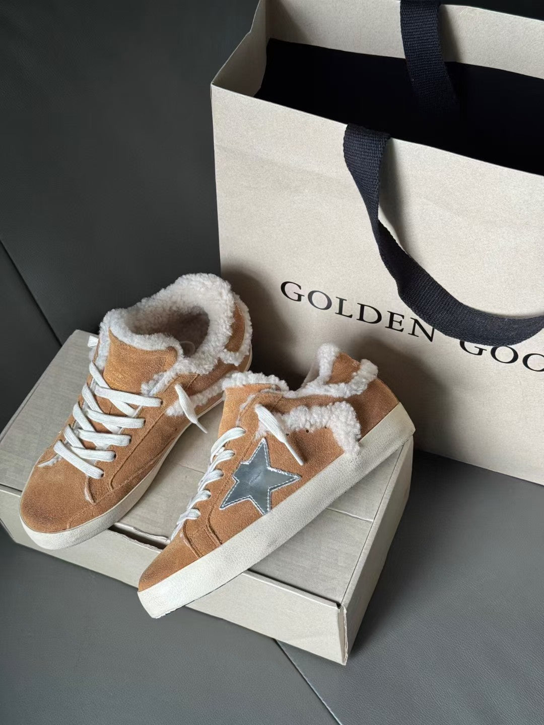 Golden Goose Vintage Distressed Sneakers #011