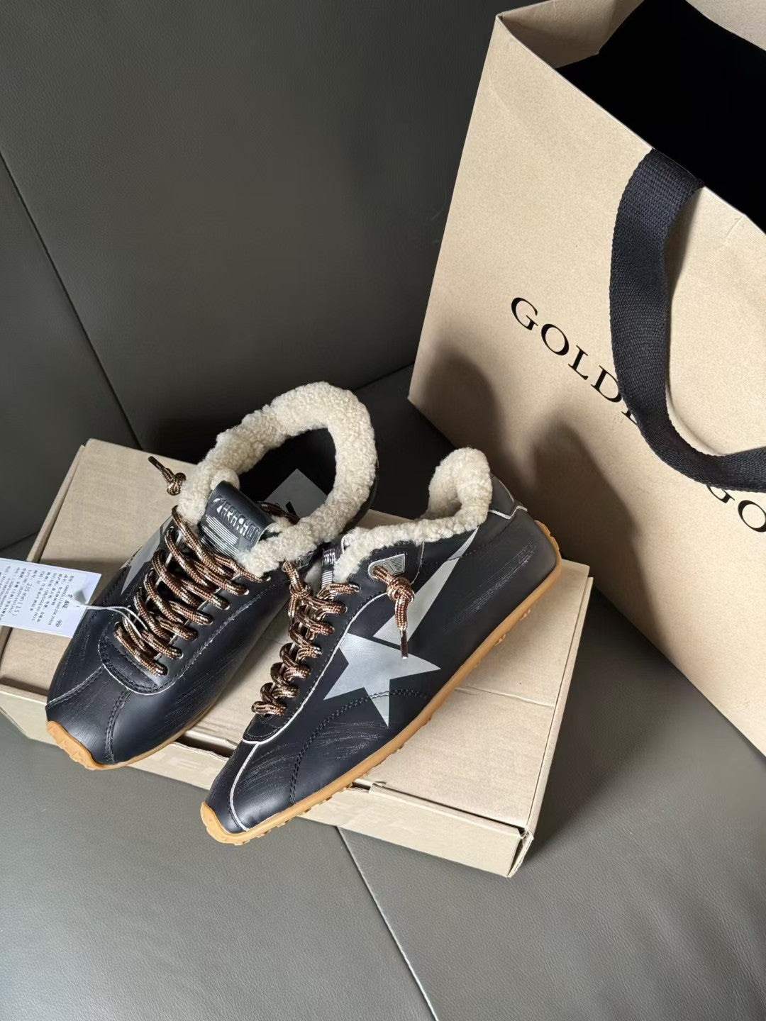 Golden Goose Vintage Distressed Sneakers #065