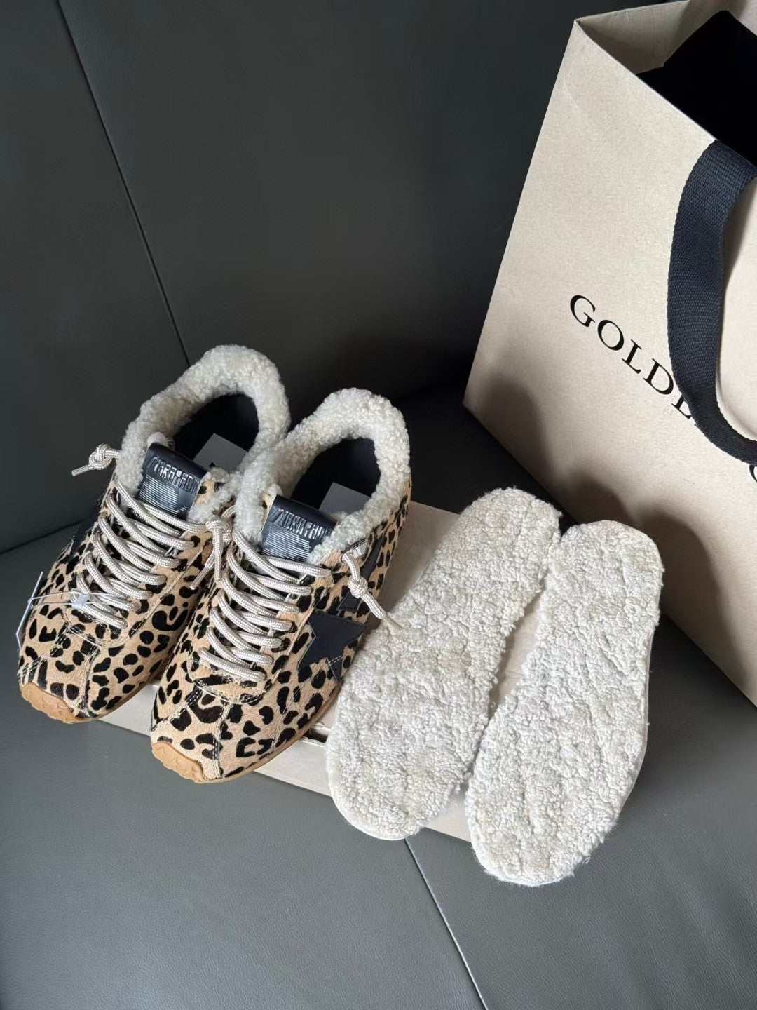 Golden Goose Vintage Distressed Sneakers #063