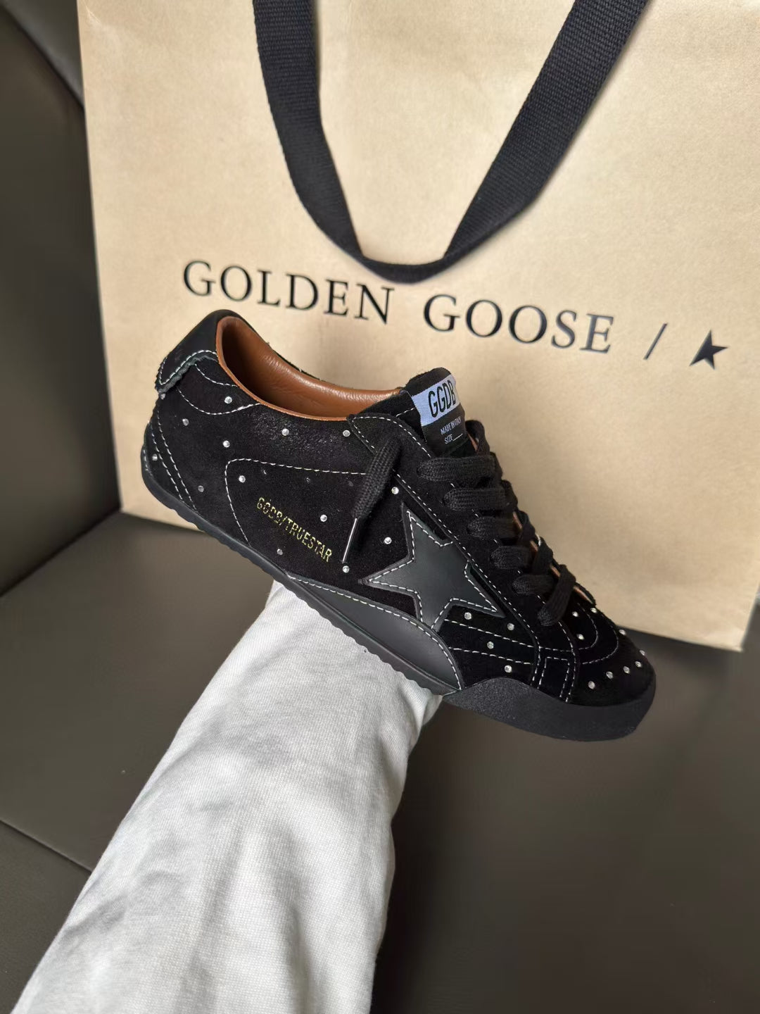 Golden Goose Vintage Distressed Sneakers #139