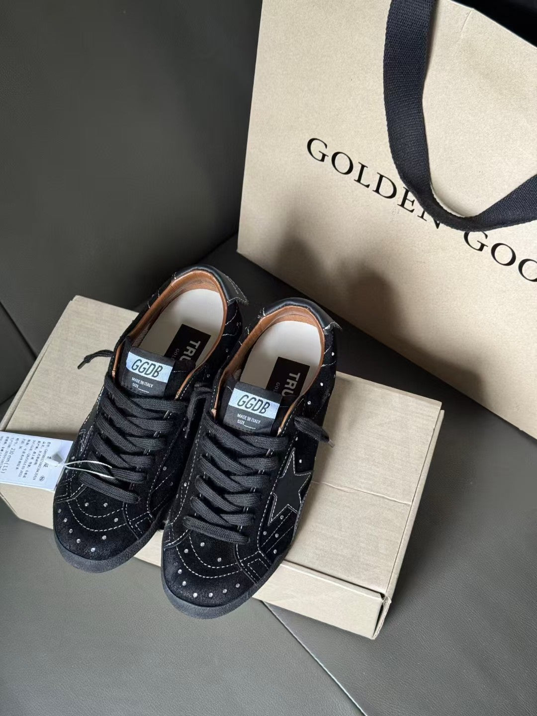 Golden Goose Vintage Distressed Sneakers #139