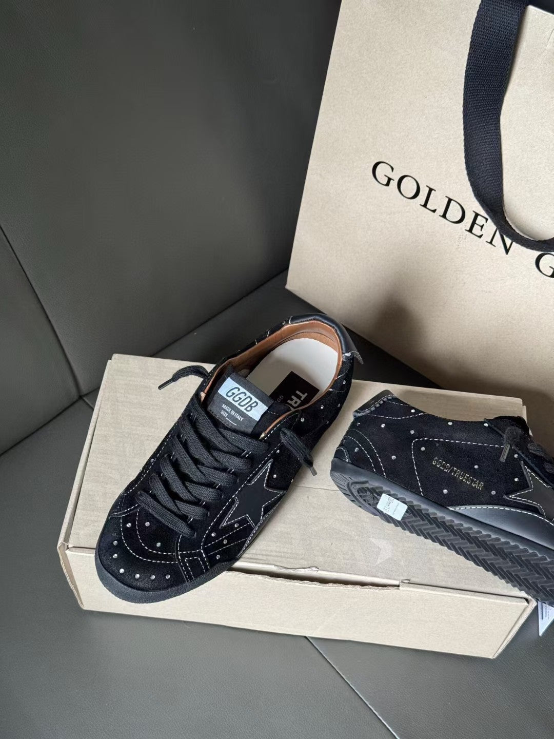 Golden Goose Vintage Distressed Sneakers #139