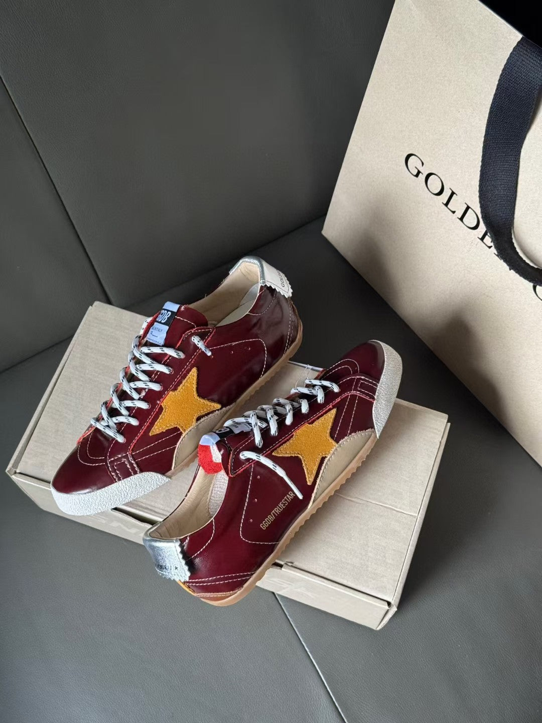 Golden Goose Vintage Distressed Sneakers #293