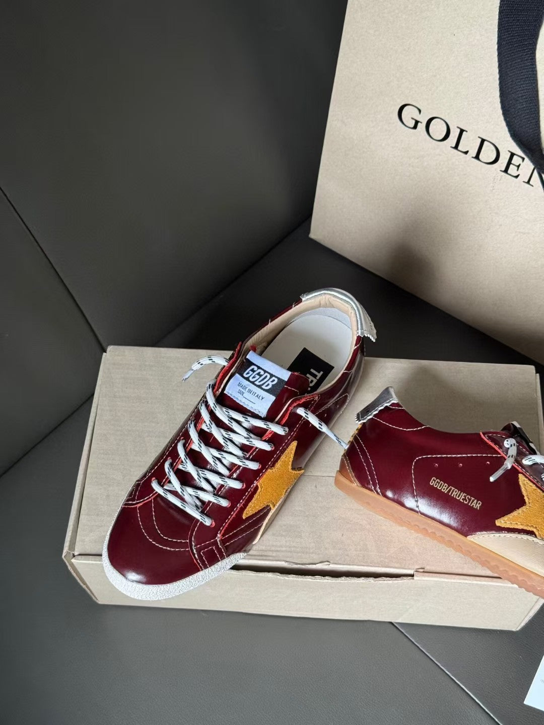 Golden Goose Vintage Distressed Sneakers #293