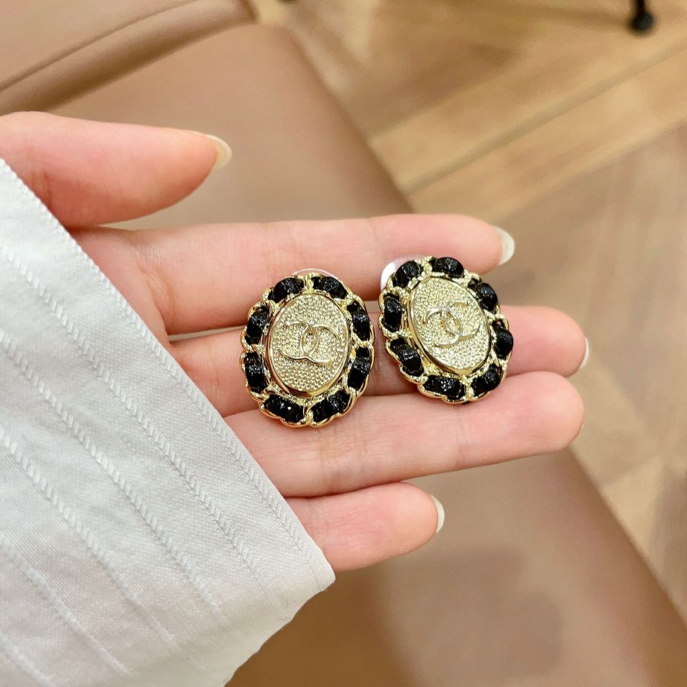 Chanel Vintage Double C Earrings