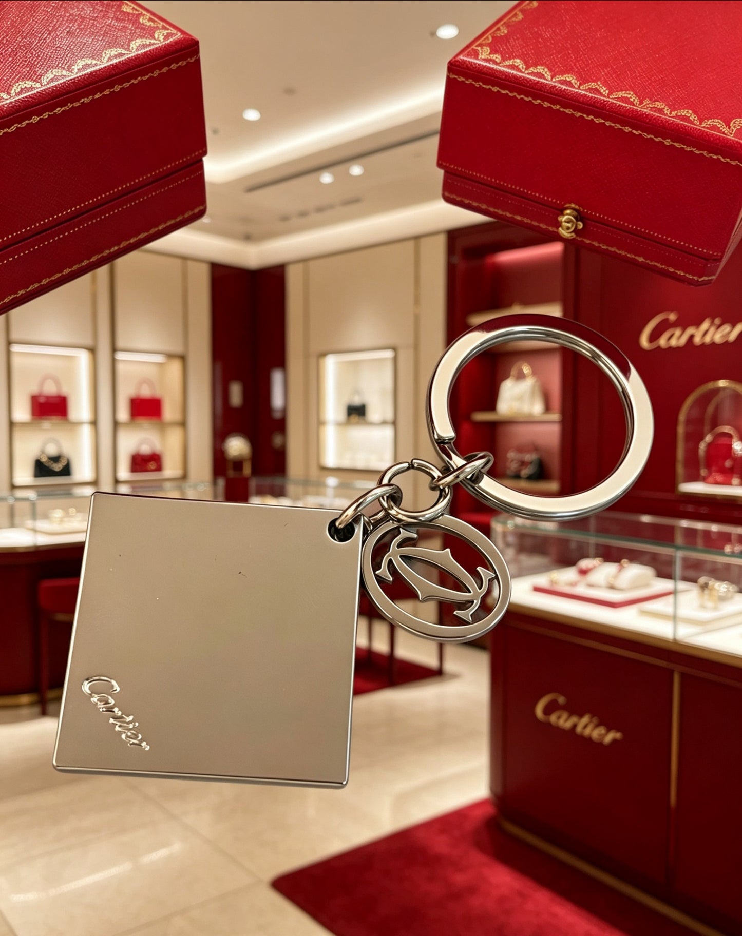 Cartier Classic Double-C Keychain