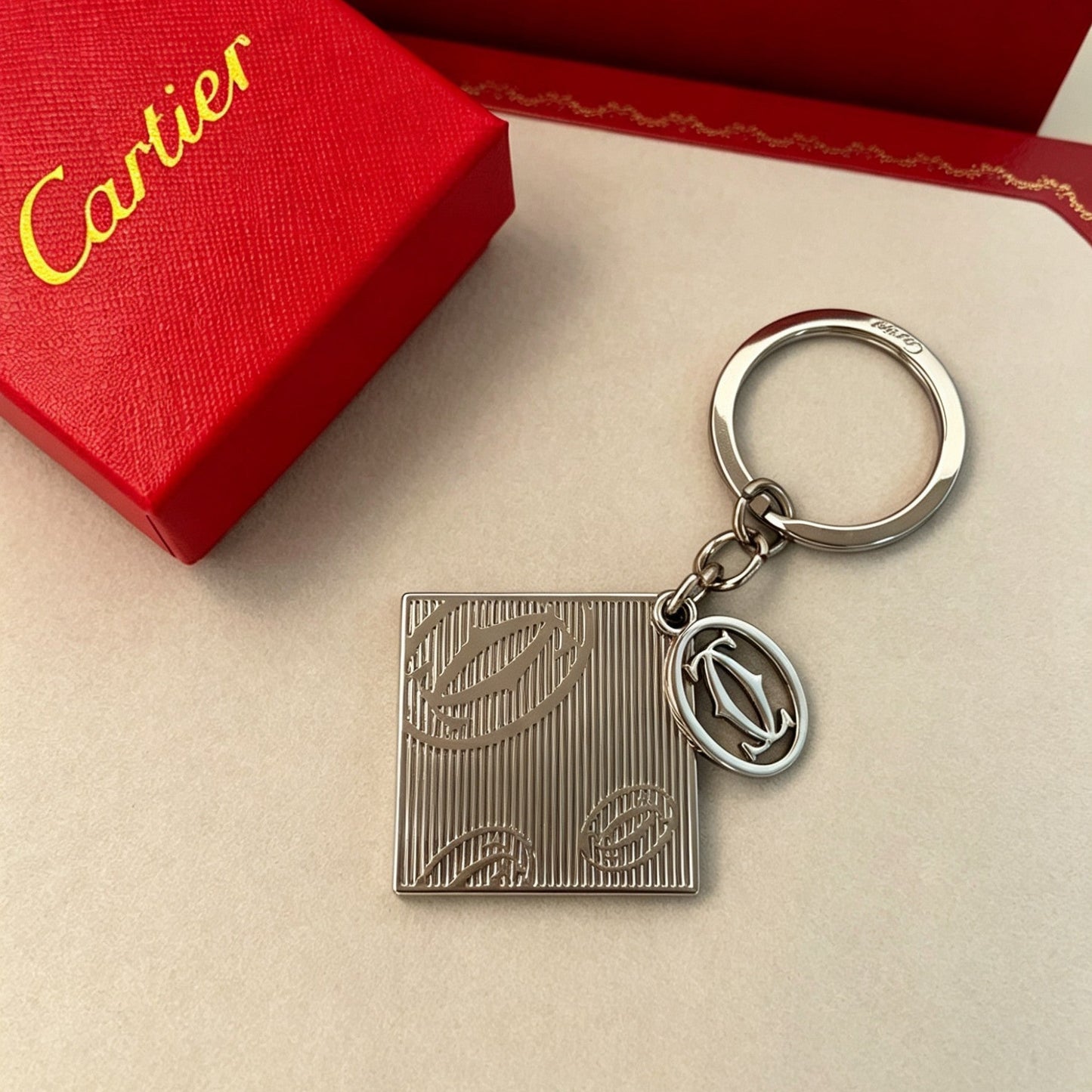 Cartier Classic Double-C Keychain