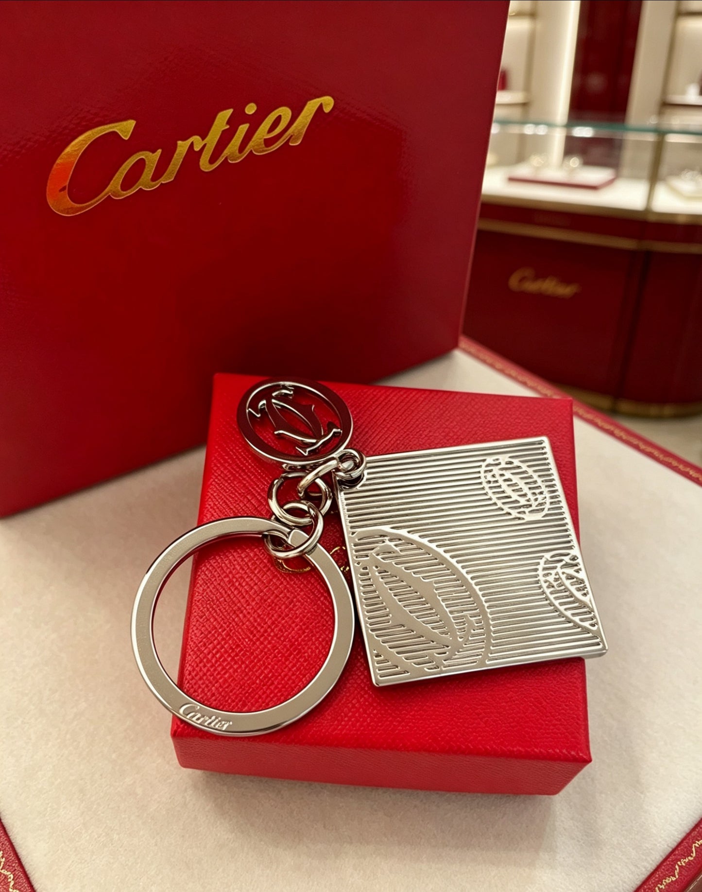 Cartier Classic Double-C Keychain