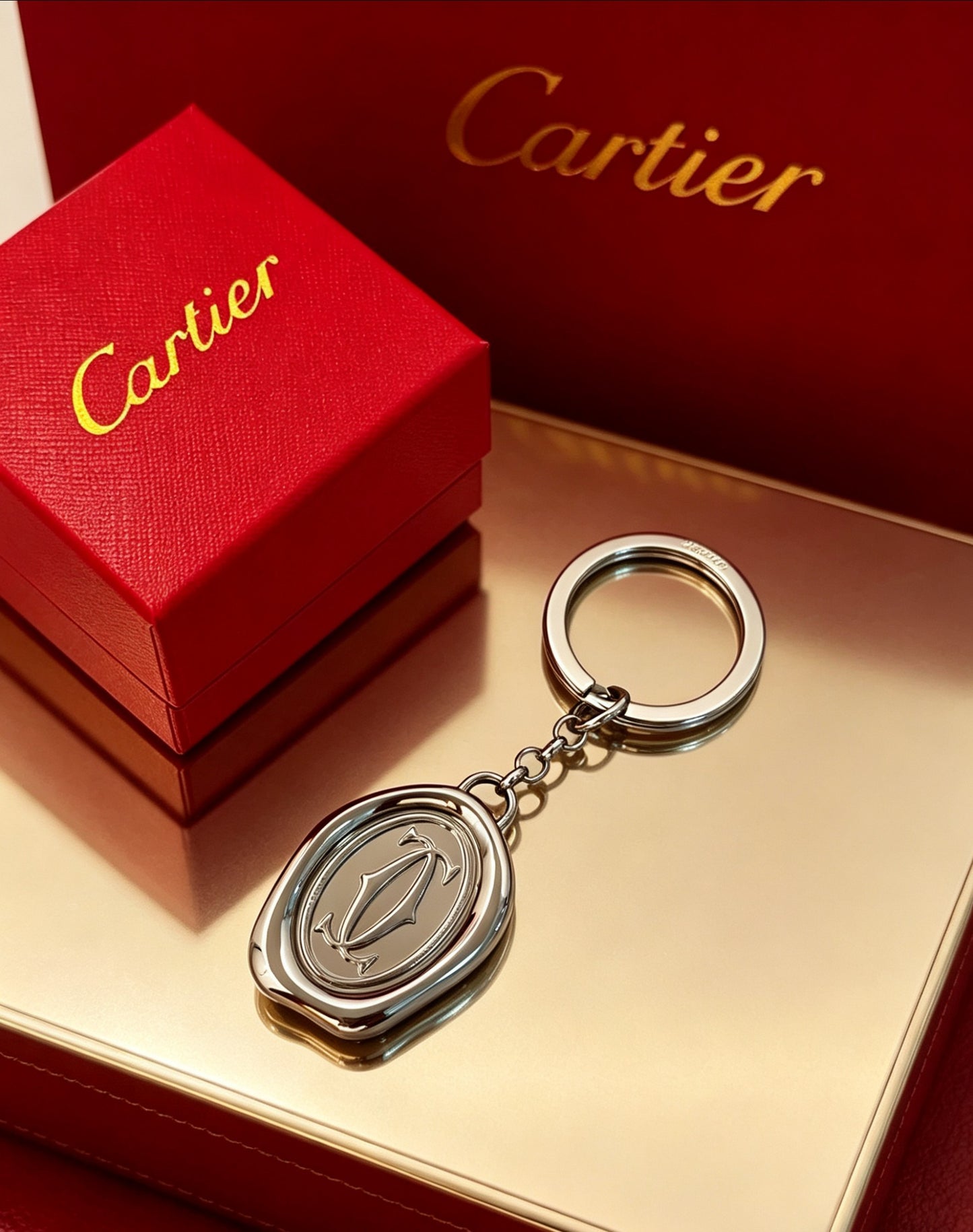 Cartier Classic Double-C Keychain
