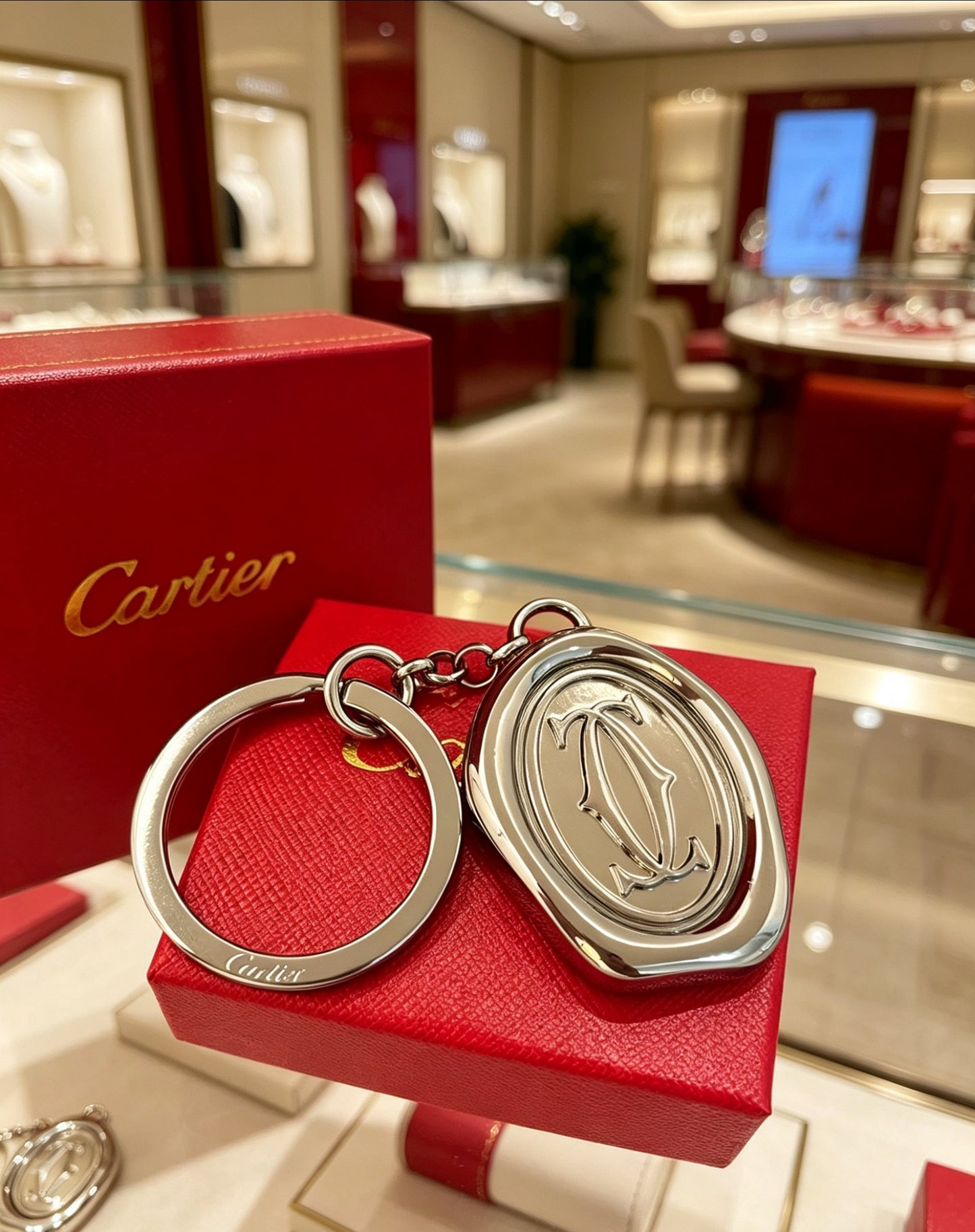 Cartier Classic Double-C Keychain