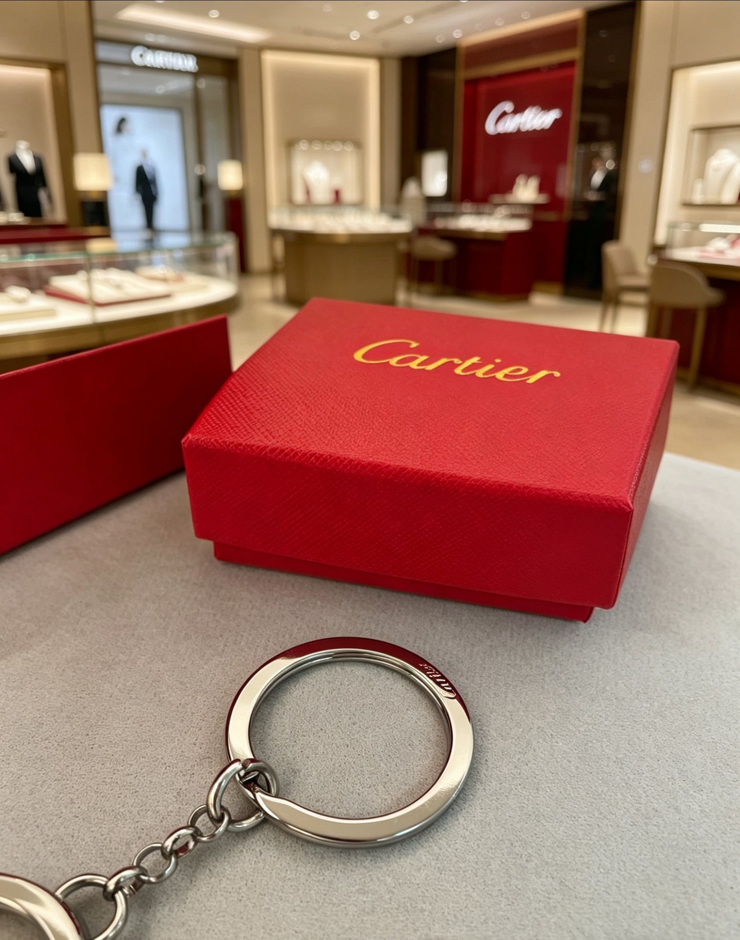 Cartier Classic Double-C Keychain