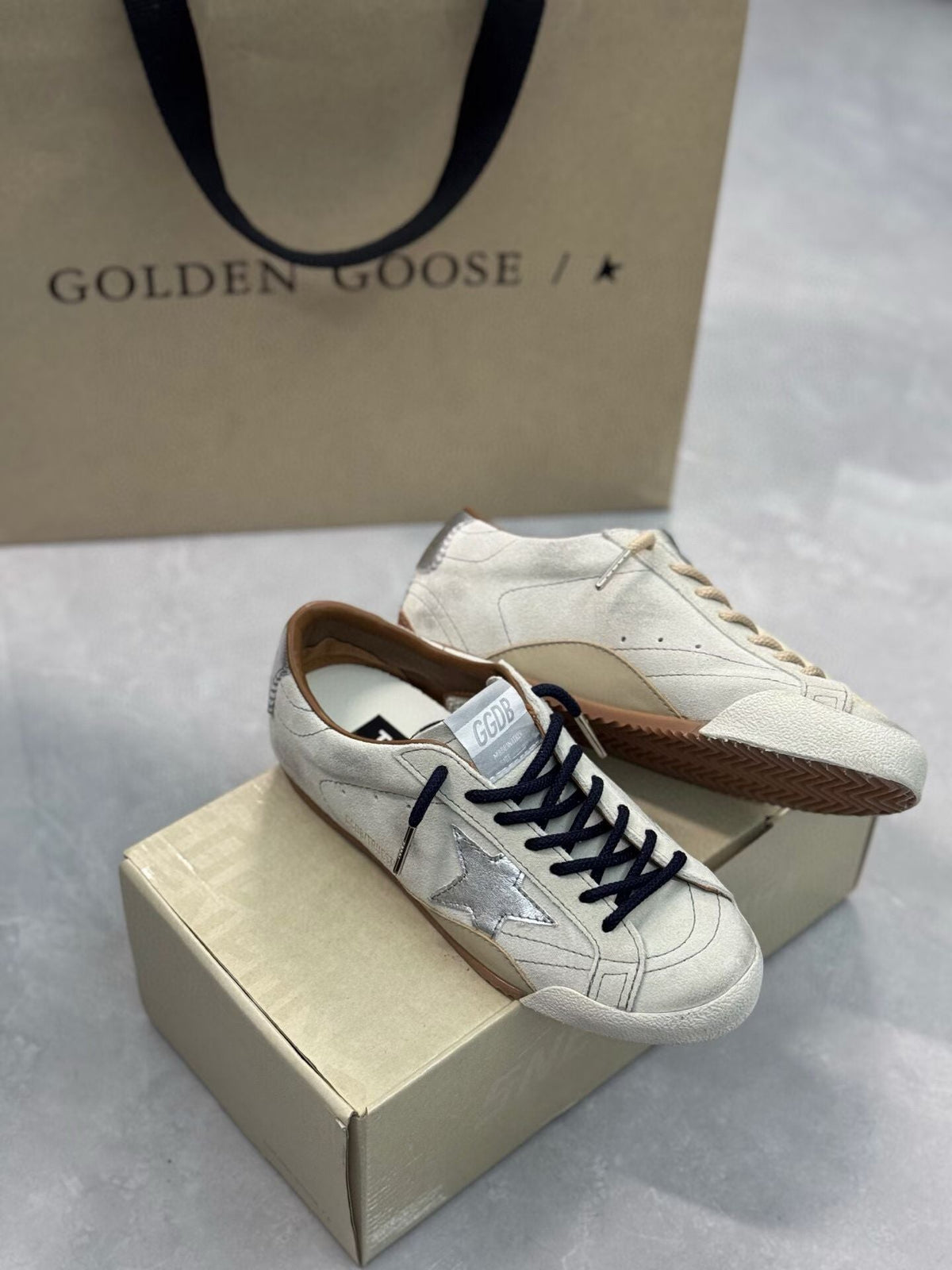 Golden Goose Vintage Distressed Sneakers #061