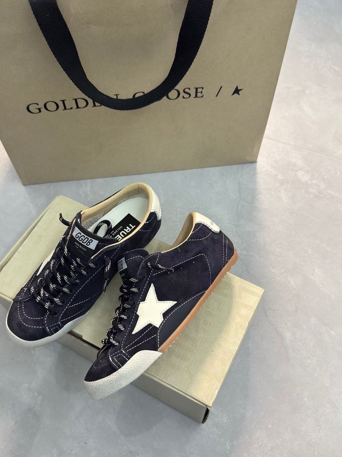 Golden Goose Vintage Distressed Sneakers #091