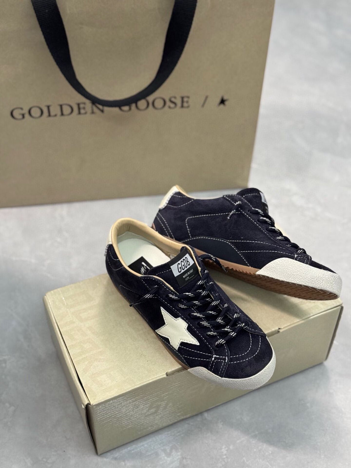 Golden Goose Vintage Distressed Sneakers #091