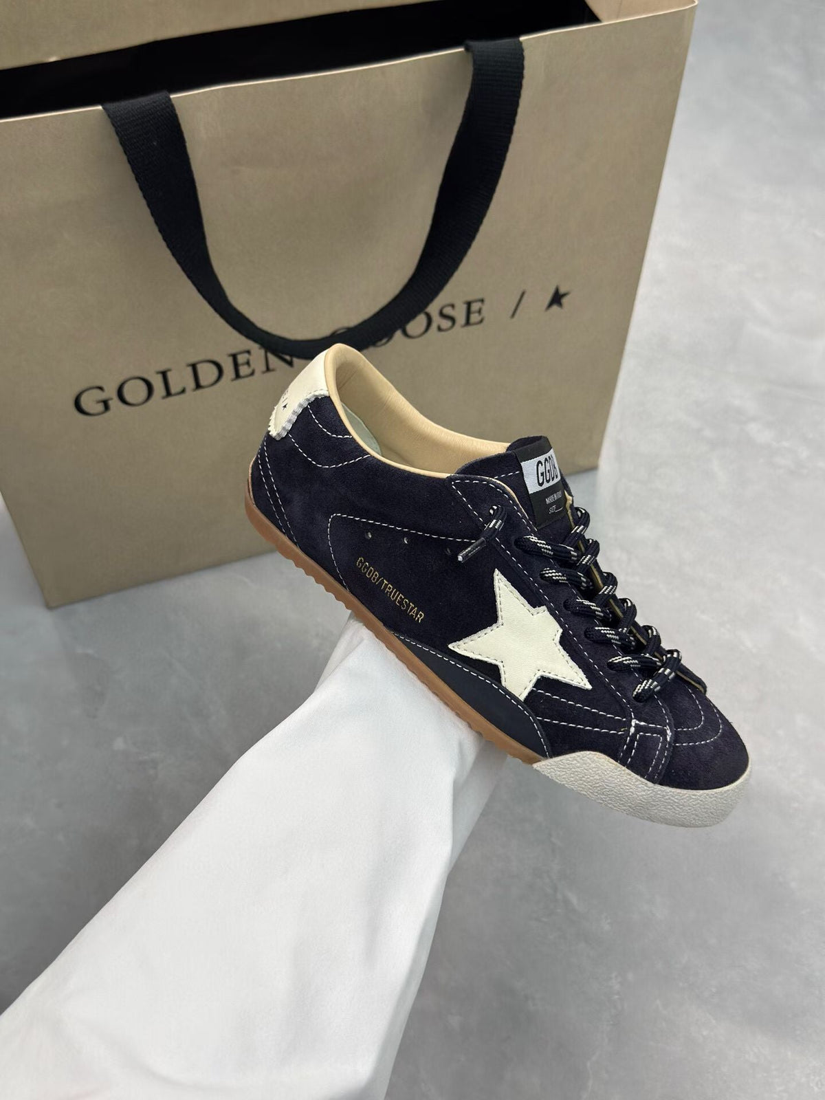 Golden Goose Vintage Distressed Sneakers #091
