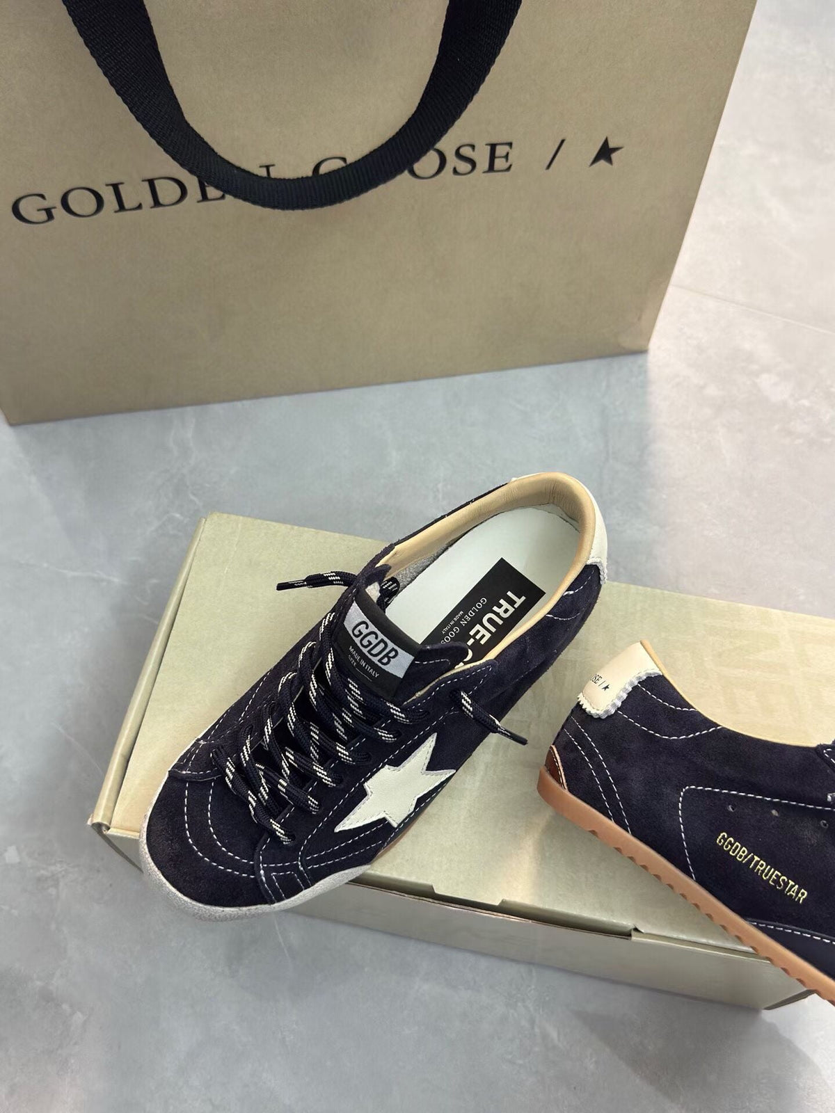 Golden Goose Vintage Distressed Sneakers #091