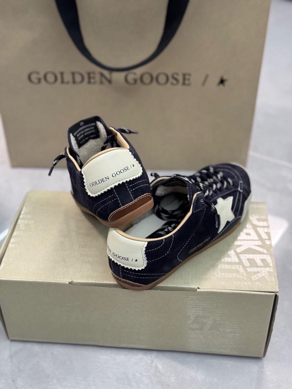 Golden Goose Vintage Distressed Sneakers #091