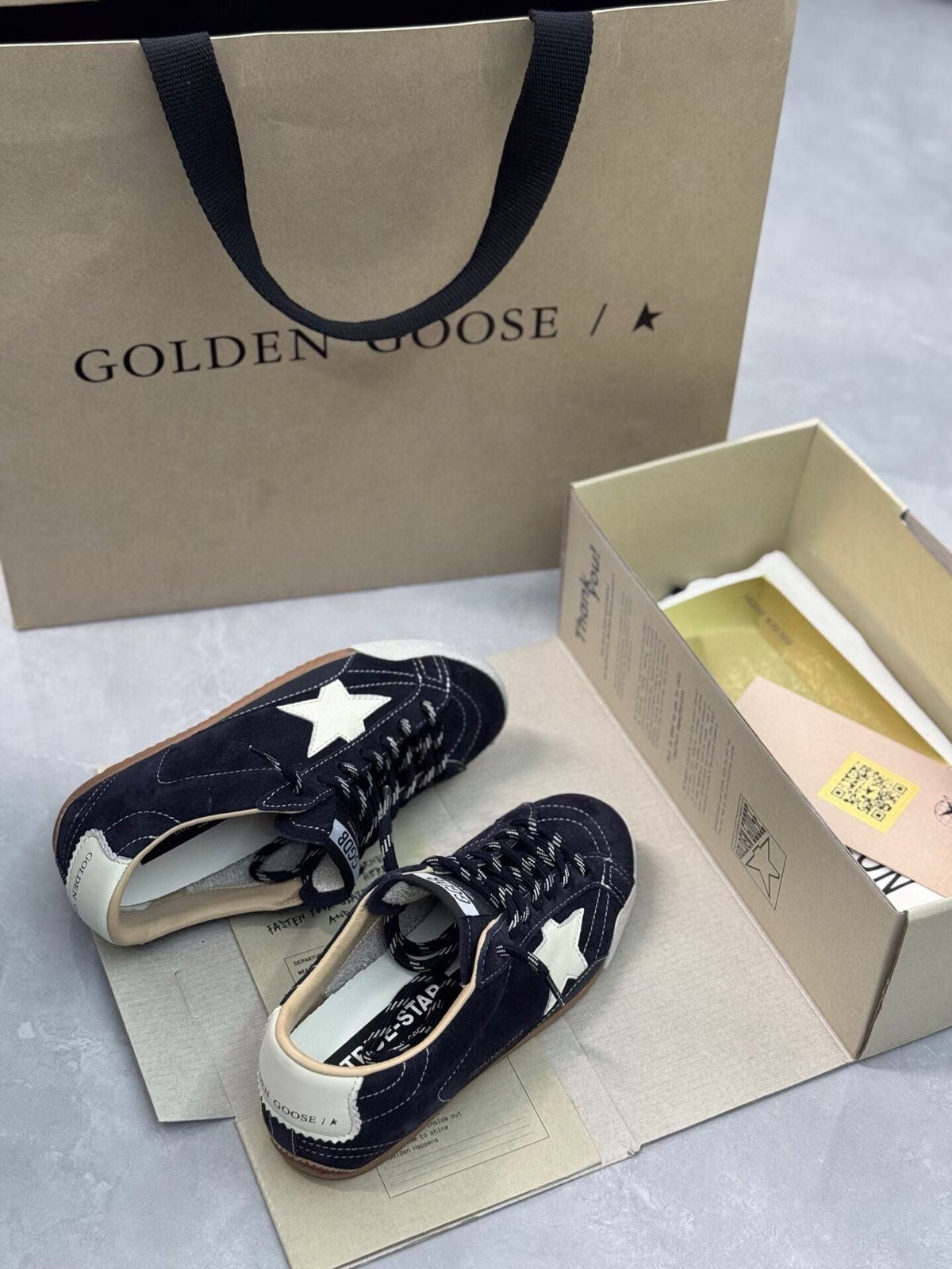 Golden Goose Vintage Distressed Sneakers #091